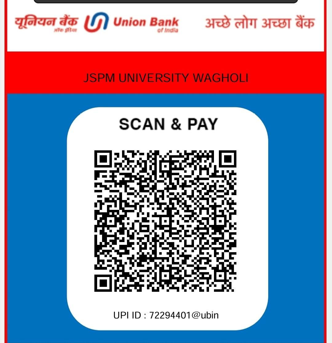 JSPM University Payment QR Code